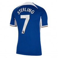 Moški Nogometni dresi Chelsea Raheem Sterling #7 Domači 2023-24 Kratek Rokav